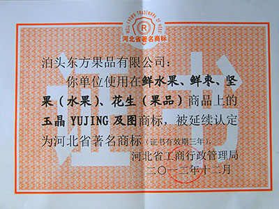 2012年玉晶商標延續(xù) 2012年玉晶商標延續(xù)